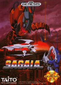 Darius II JP Sega Mega Drive JP box art
